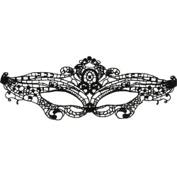 Coquette Masque dentelle Chic Noir